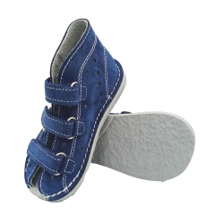 Buty profilaktyczne Adamki wzór 012, kolor jeans/biały